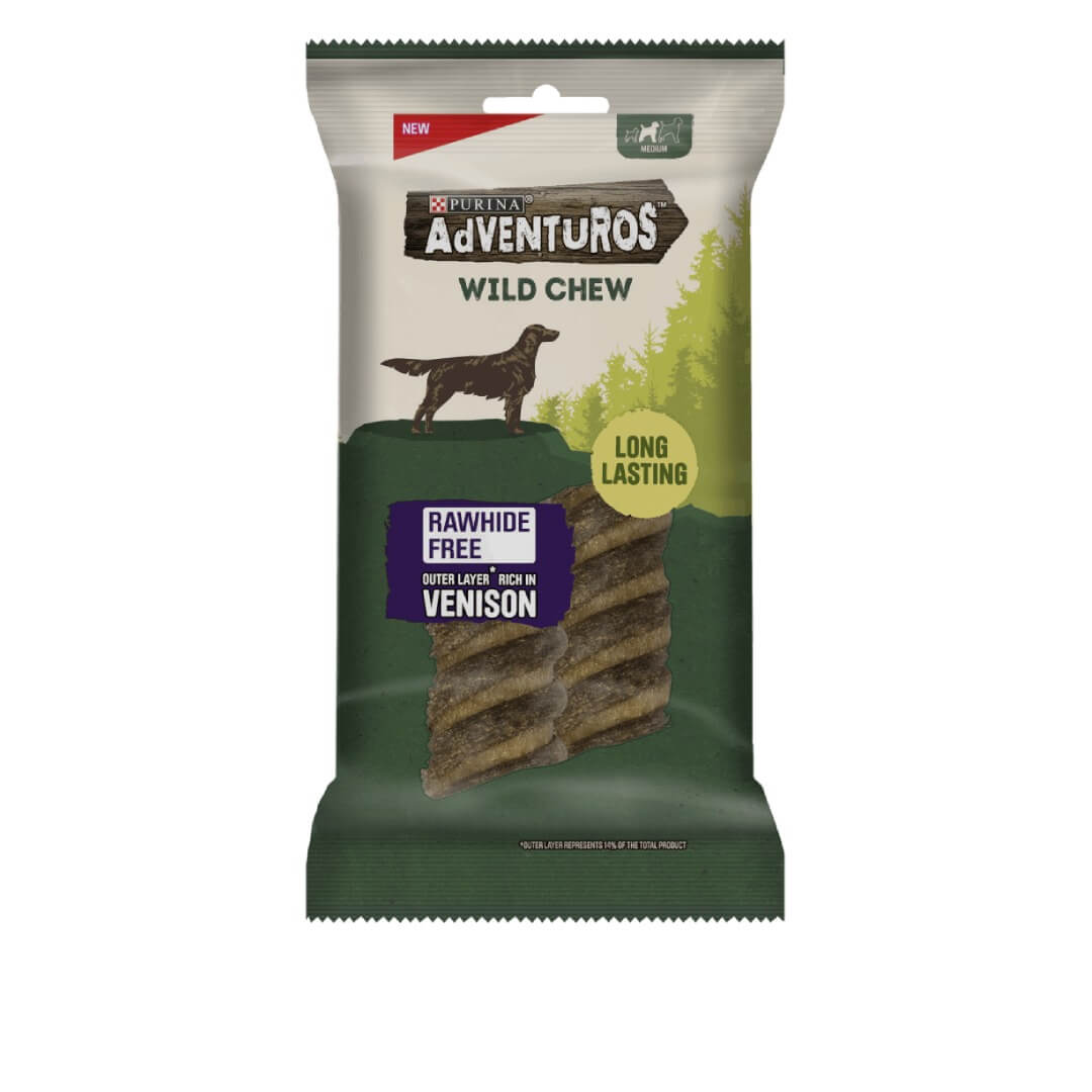 ADVENTUROS Wild Chew Medium Venison Dog Treats Purina New Zealand